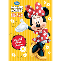 Disney Minnie Mouse Colouring & Activity Book, Black/White, 32 Pages, Ages 4+, for Arts & Crafts/Birthday Favour Front_Flat