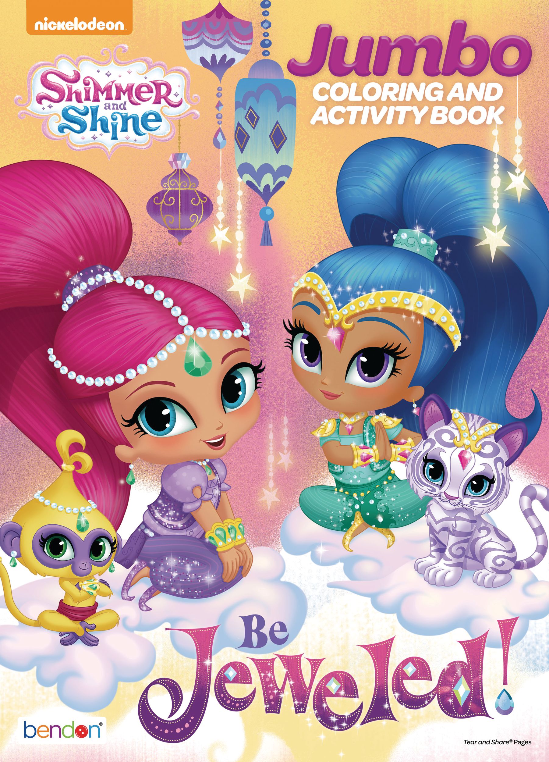 Shimmer and Shine Colouring Activity Book Front_Flat