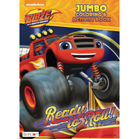 Blaze and the Monster Machines Colouring Activity Book Front_Flat
