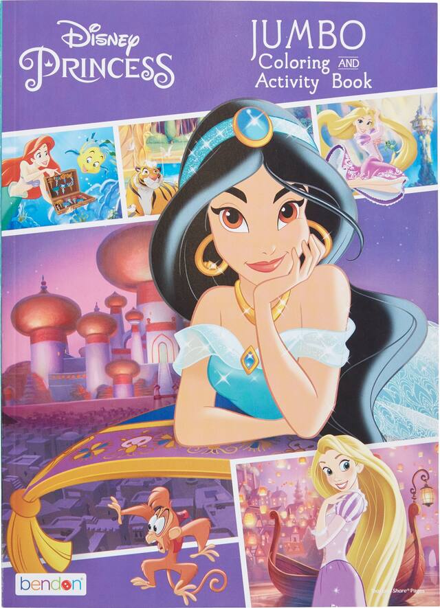 Princess Jasmine Colouring & Activity Book Front_Flat