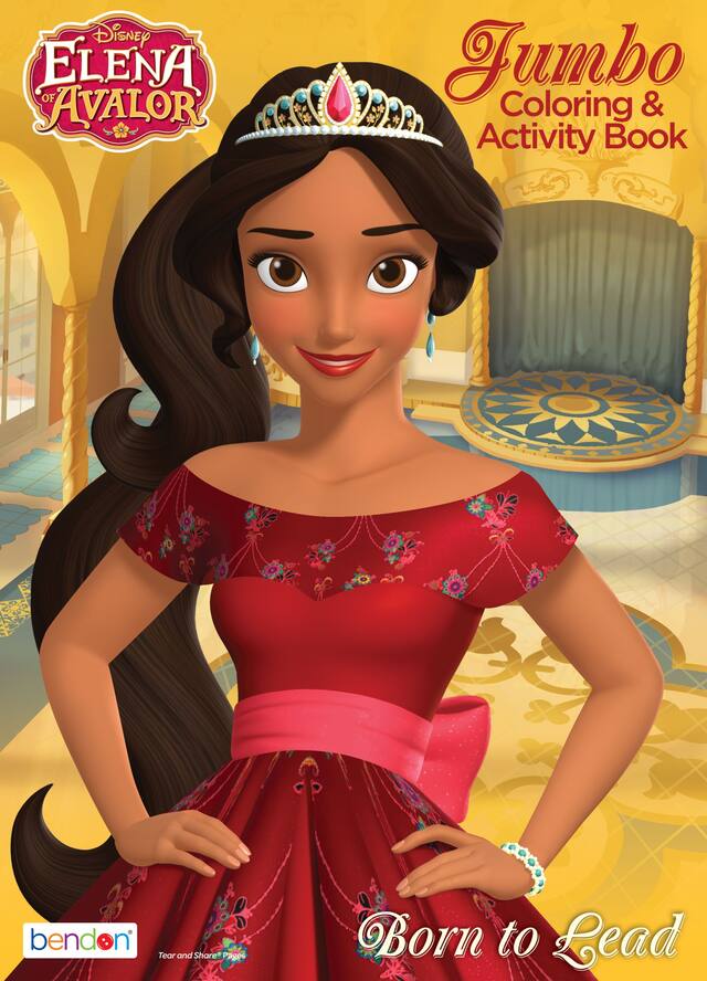 Elena of Avalor Colouring Activity Book Front_Flat
