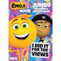 The Emoji Movie Colouring Activity Book Front_Flat
