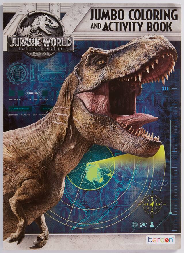 Jurassic World Colouring Activity Book | Party City