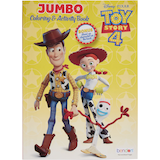Disney Pixar Toy Story Colouring & Activity Book, Black/White, 32 Pages, Ages 4+, for Arts & Crafts/Birthday Favour Front_Flat