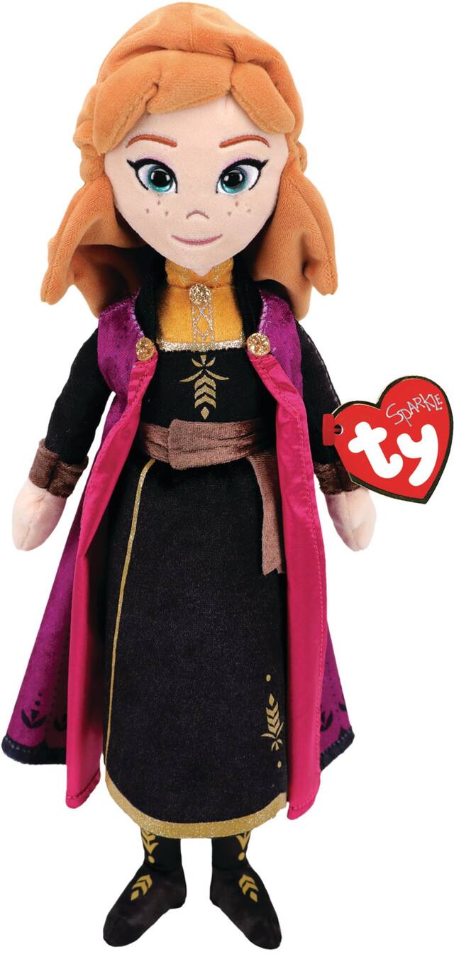 TY Frozen 2 Sparkle Anna Plush Front_Flat