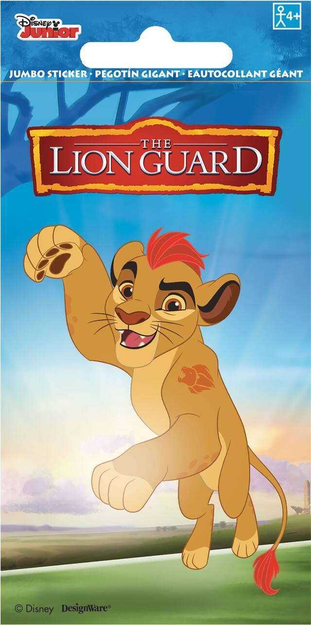 Autocollant géant La Garde du Roi Lion Front_Flat