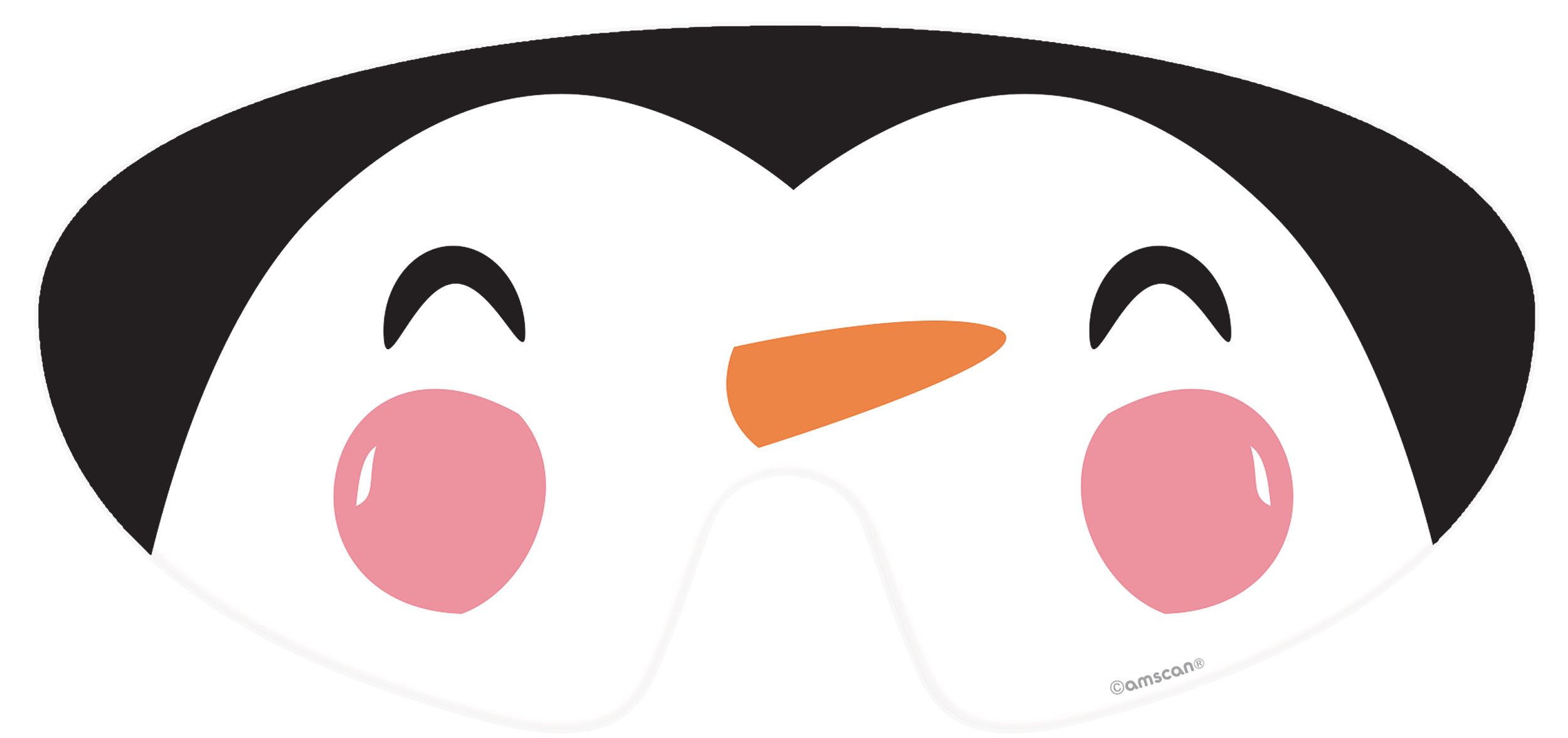 Pin the Nose on the Snowman Party Game Front_Flat