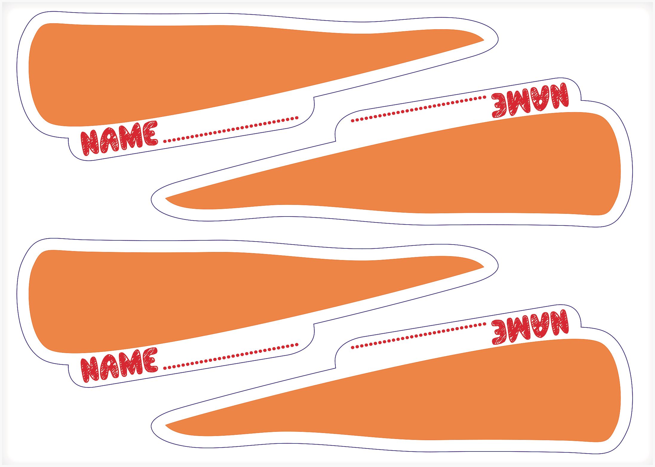 Pin the Nose on the Snowman Party Game Front_Flat