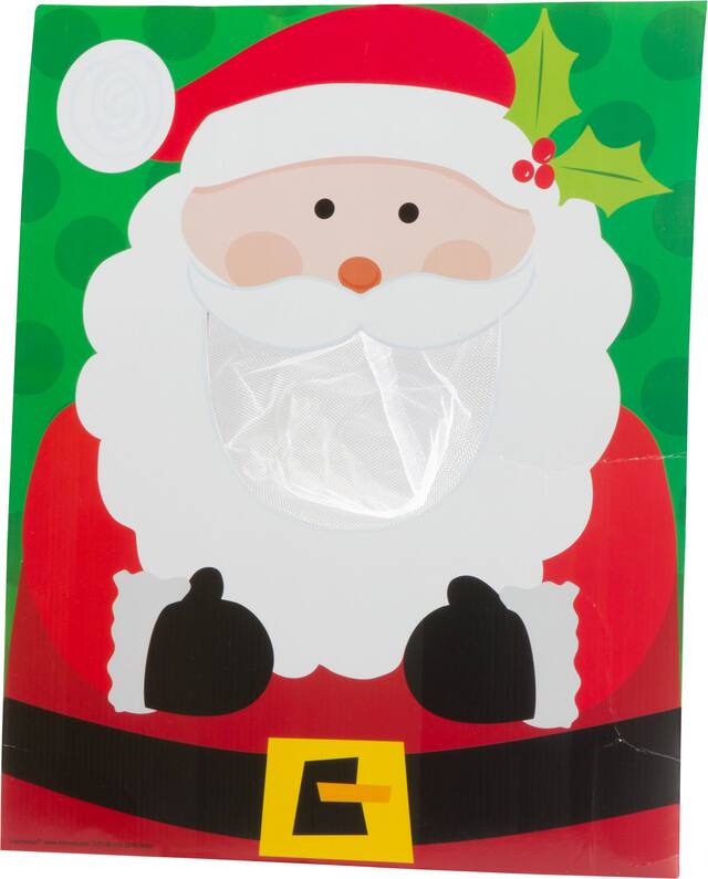 Santa Cookie Toss Game, 6-pc Front_Flat