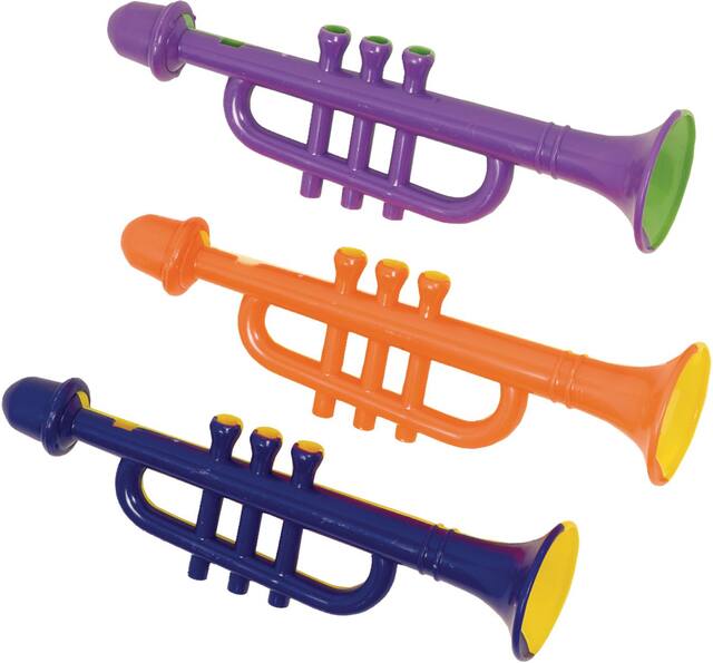 Two-Tone Trumpets, 10-pk Composite_or_Mixed