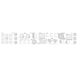 Bannières miniature à colorier Bob l'éponge, paq. 4 Front_Flat