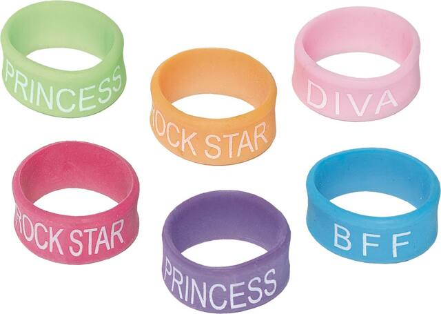 Bagues d'attitude, paq. 6 Overhead_Plunge