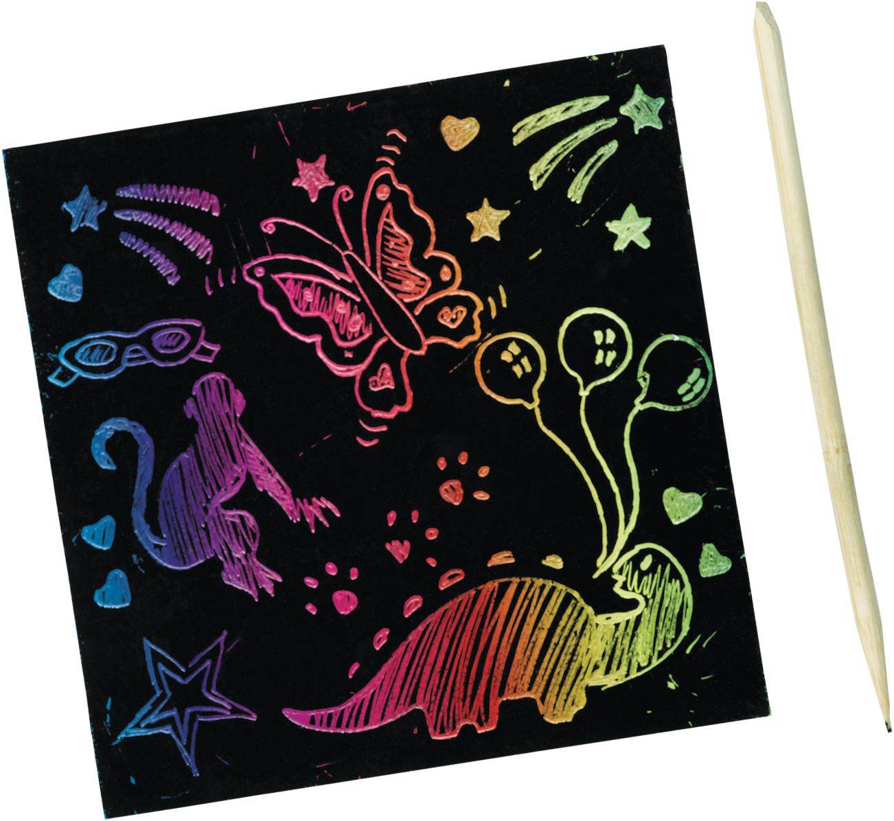 Scratch Art Set Front_Flat