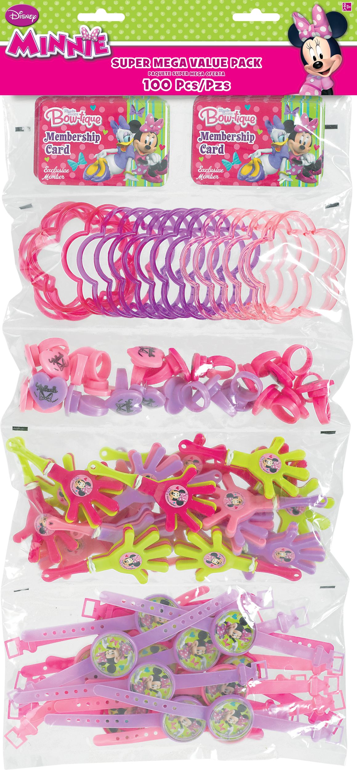 Minnie Mouse Super Mega Mix Favour Pack, 100-pc Front_Flat