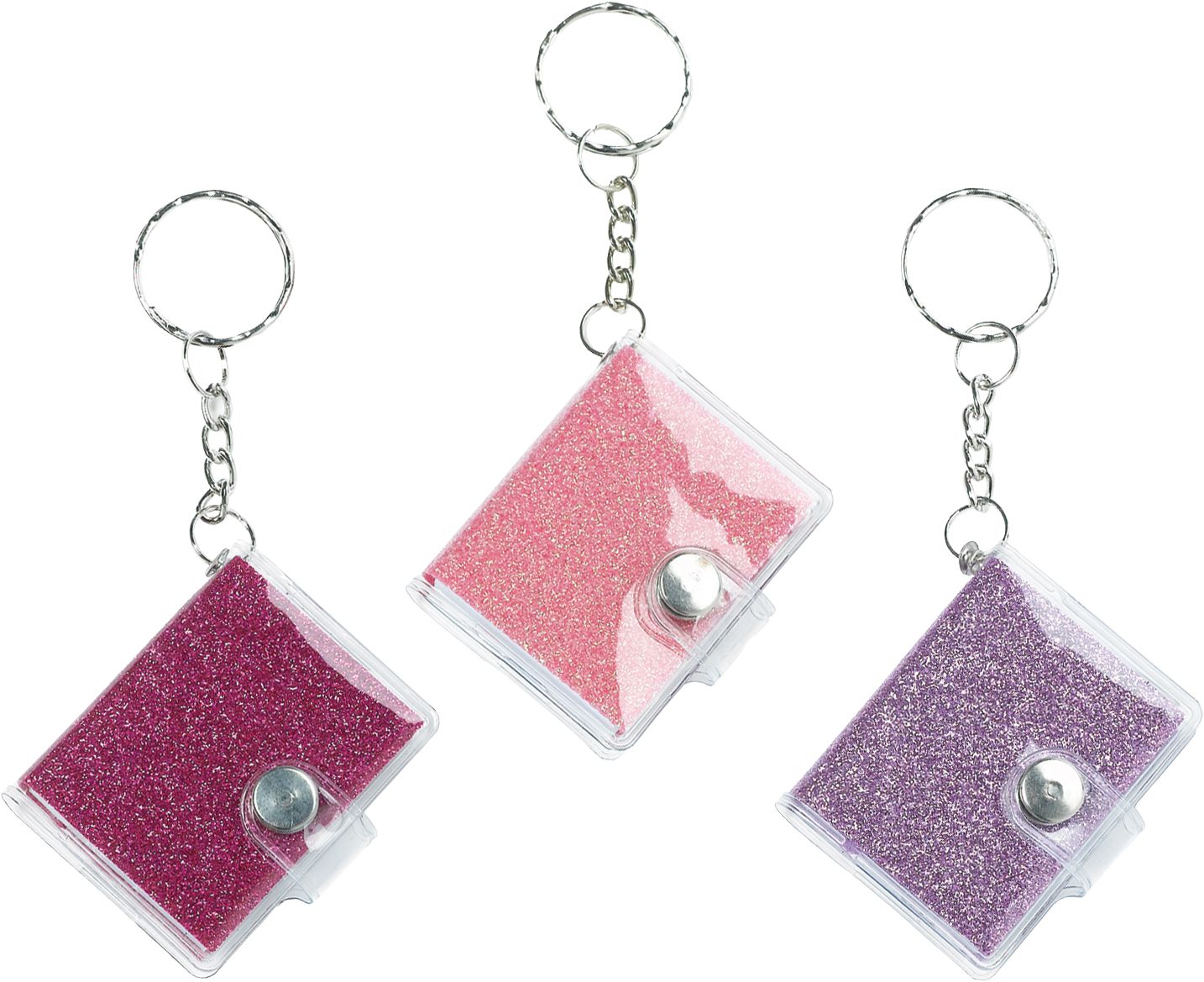 Sparkle Princess Notebook Keychains Front_Flat
