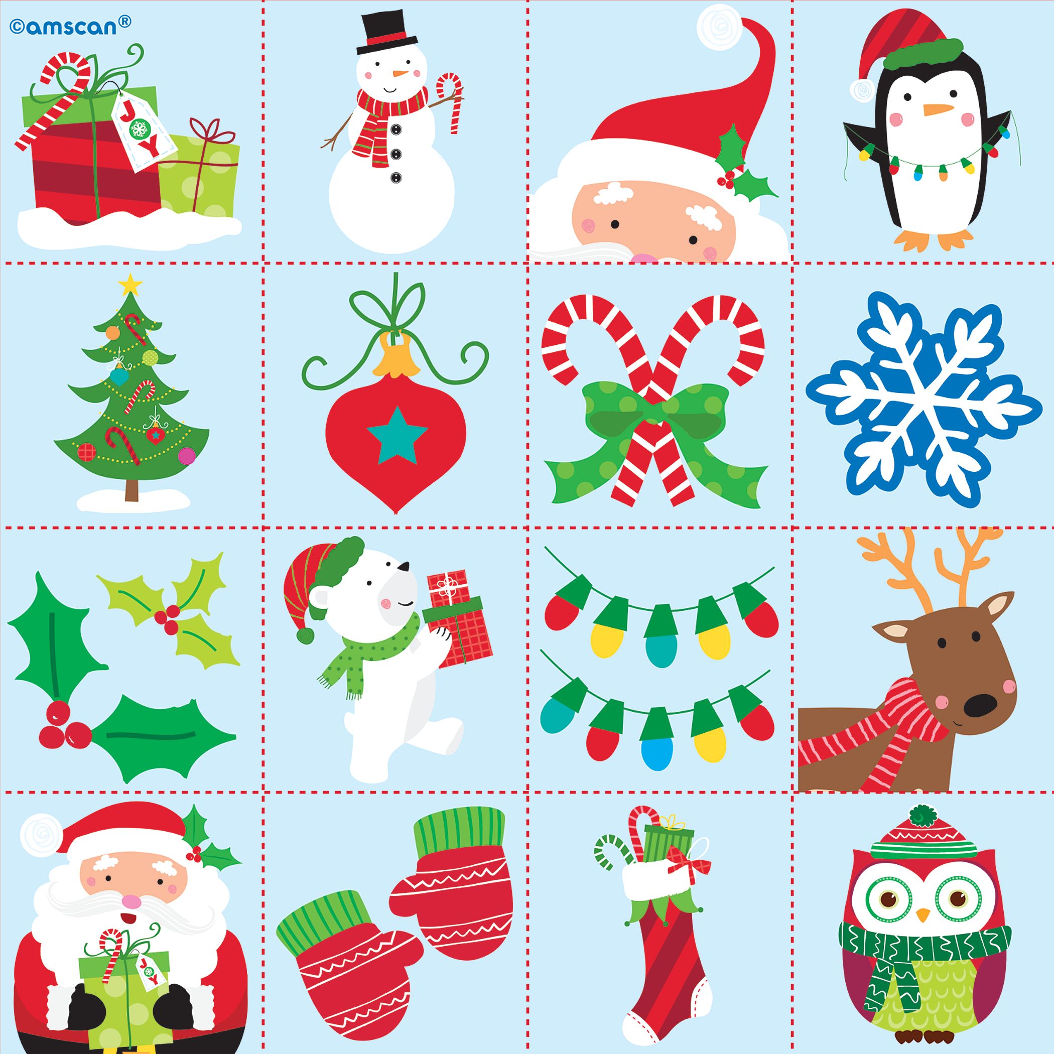 Santa Workshop Christmas Bingo Front_Flat
