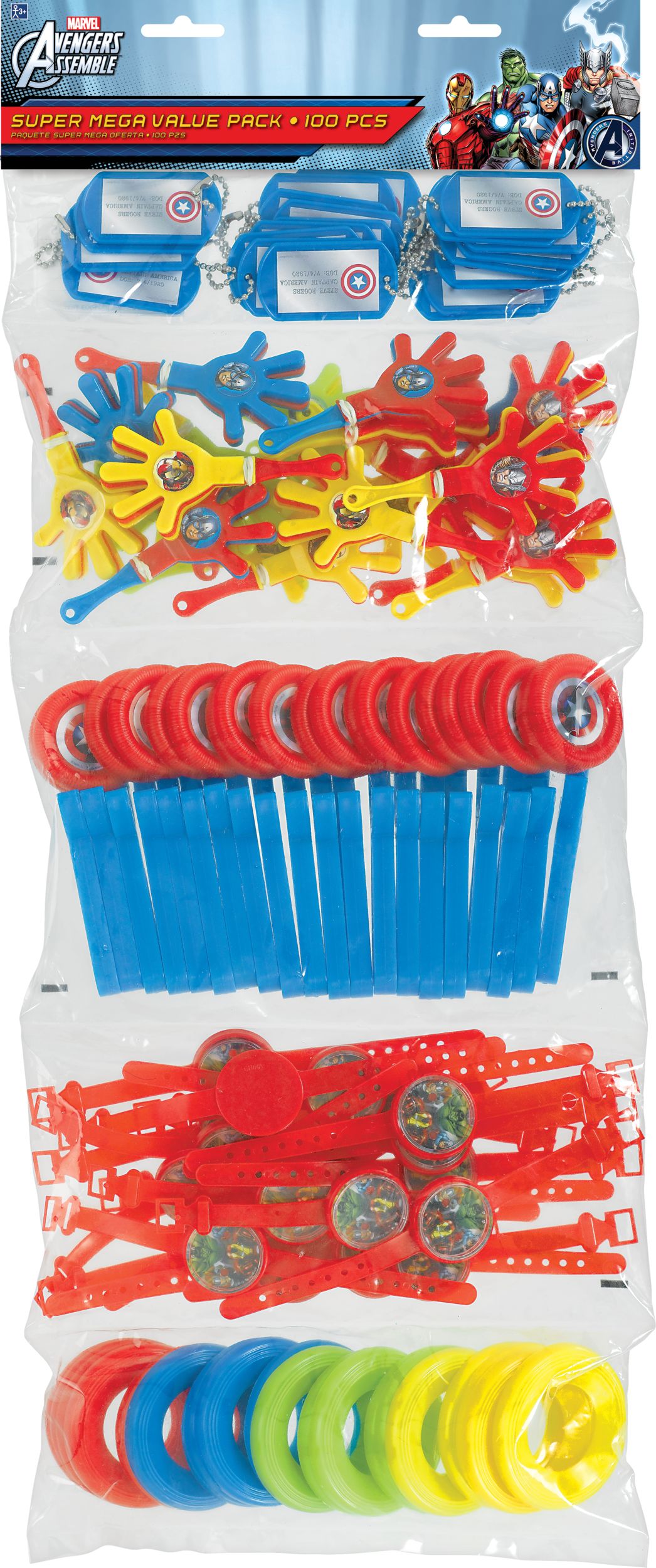 Avengers Super Mega Mix Favour Pack, 100-pc Front_Flat