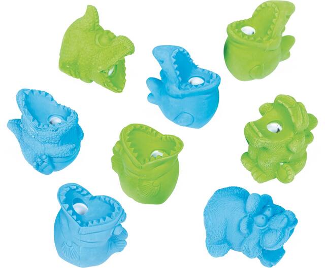 Monster Erasers & Sharpeners, 6-pk Composite_or_Mixed