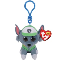 TY Rocky Dog Clip, 3-in Front_Elevated