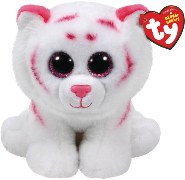 TY Tabor Beanie Babies Tiger Plush Front_Flat