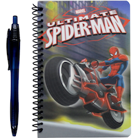 Spider-Man Notebook with Pen Overhead_Flat