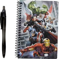 Avengers Notebook with Pen Overhead_Flat