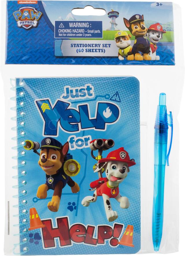 PAW Patrol Notebook with Pen Front_Flat