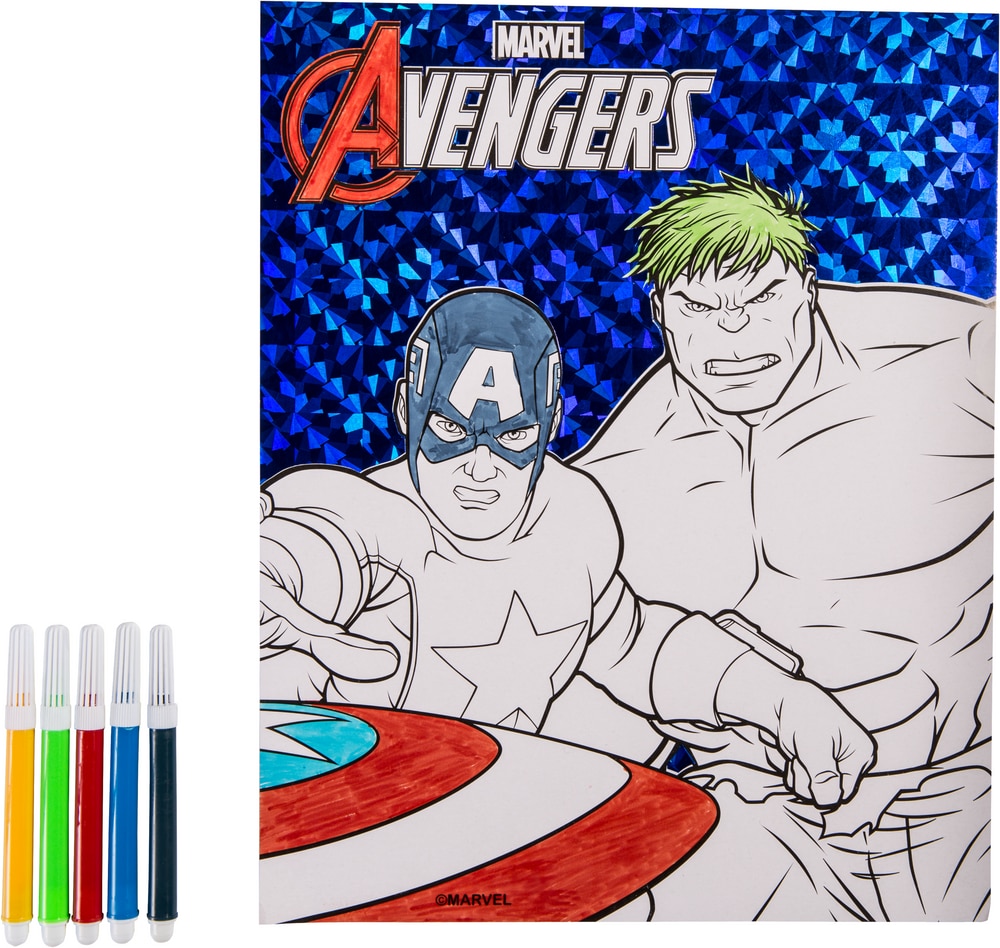 Prismatic Avengers Infinity War Colouring Sheets with Markers