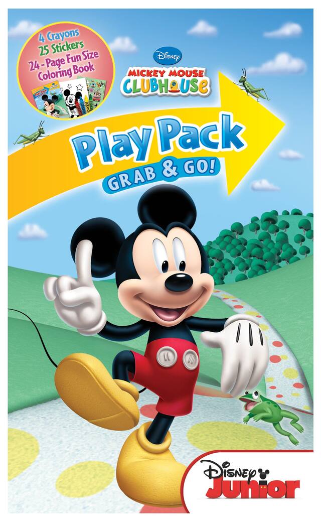 Disney Mickey Mouse Colouring & Activity Book with Crayons & Stickers ...