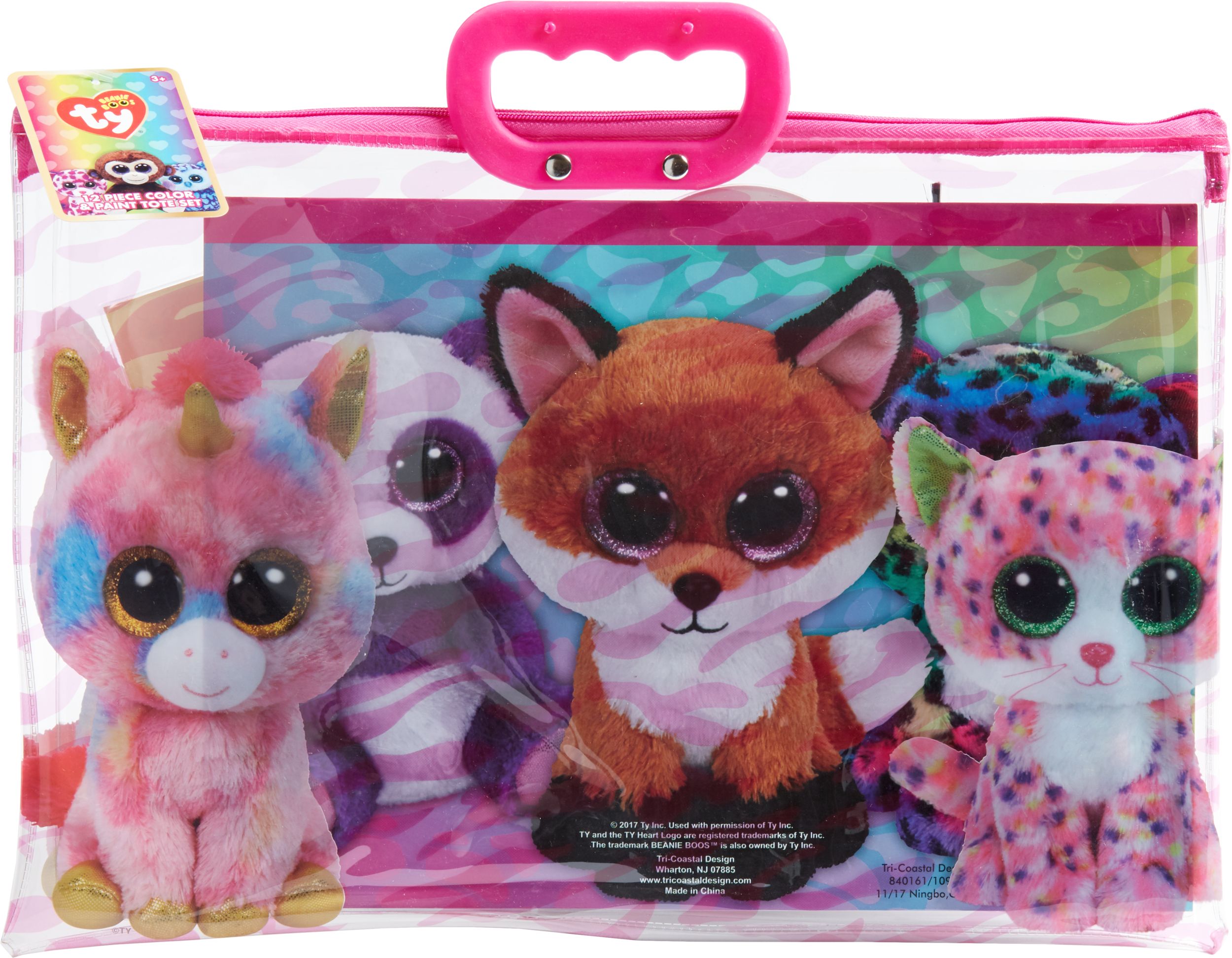 Beanie Boo Art Set with Tote Front_Flat
