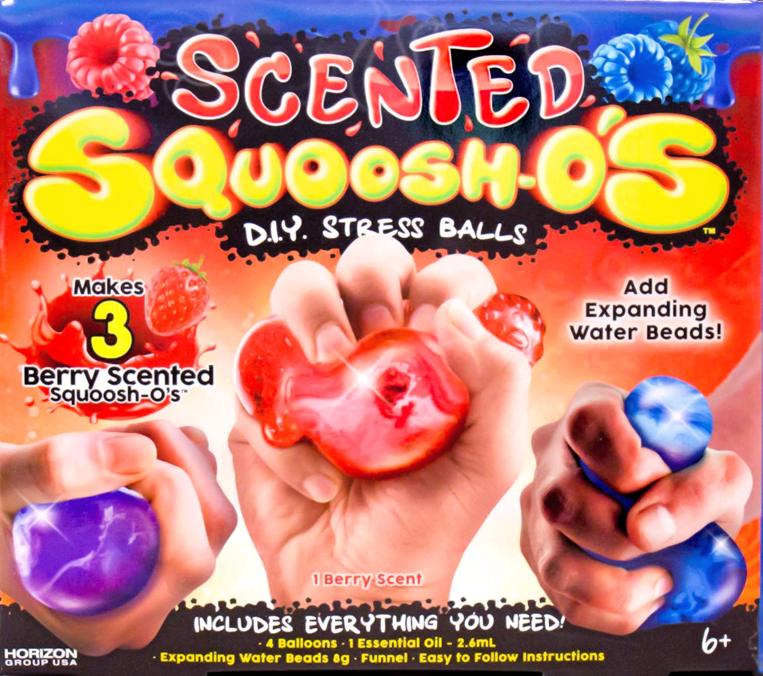 Scented Squoosh-o's DIY Stress Balls Craft Kit Front_Flat