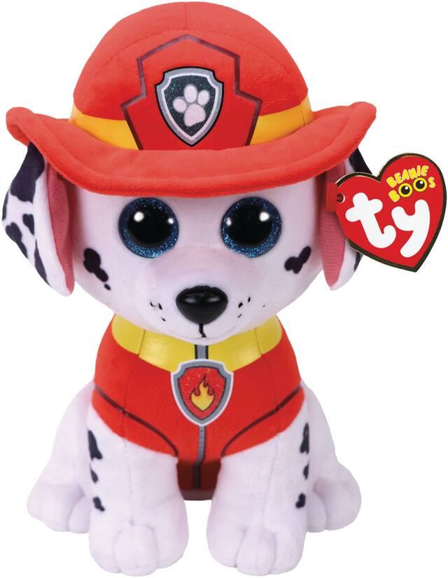 TY PAW Patrol Marshall Beanie Boo Dalmatian Plush Front_Flat