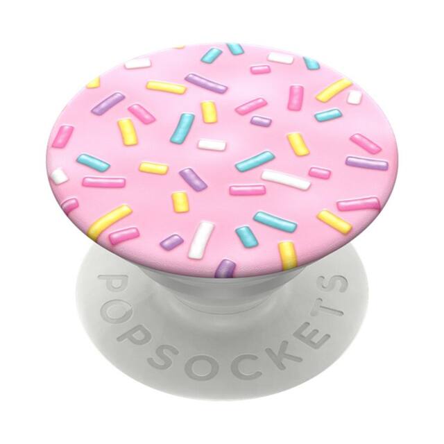 PopSocket Pink Sprinkle Collapsible Grip Front_Elevated