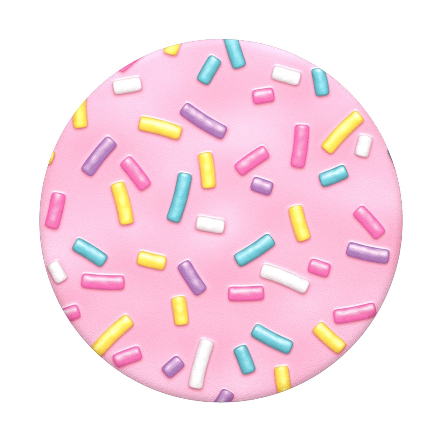 PopSocket Pink Sprinkle Collapsible Grip Overhead_Flat