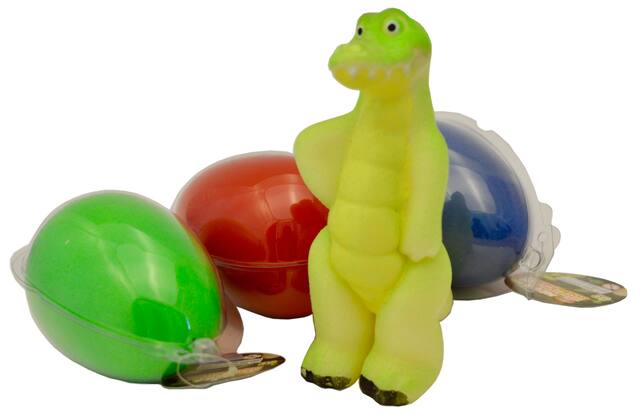Reptile Giant Hatching Egg, Green/Red/Yellow/Blue, for Birthday/Party Favour Composite_or_Mixed