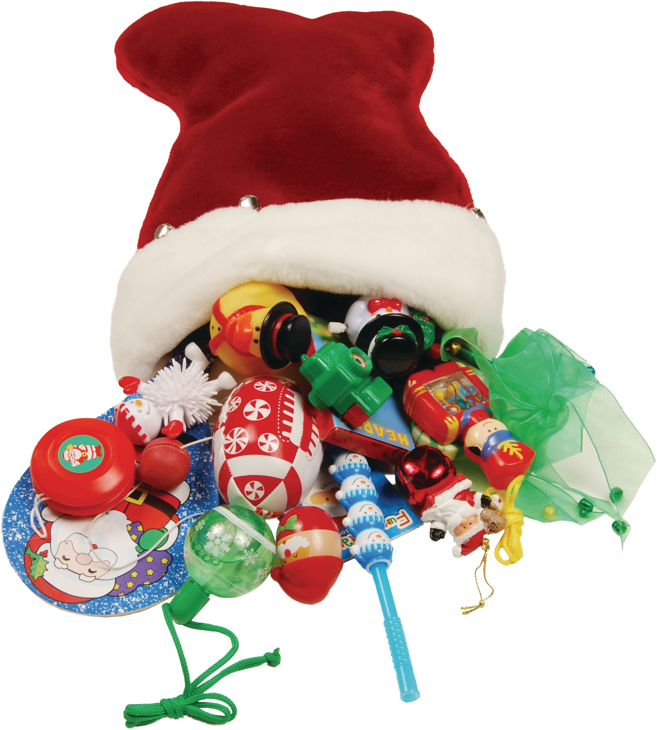 Plush Christmas Stocking, 18-in Overhead_Plunge