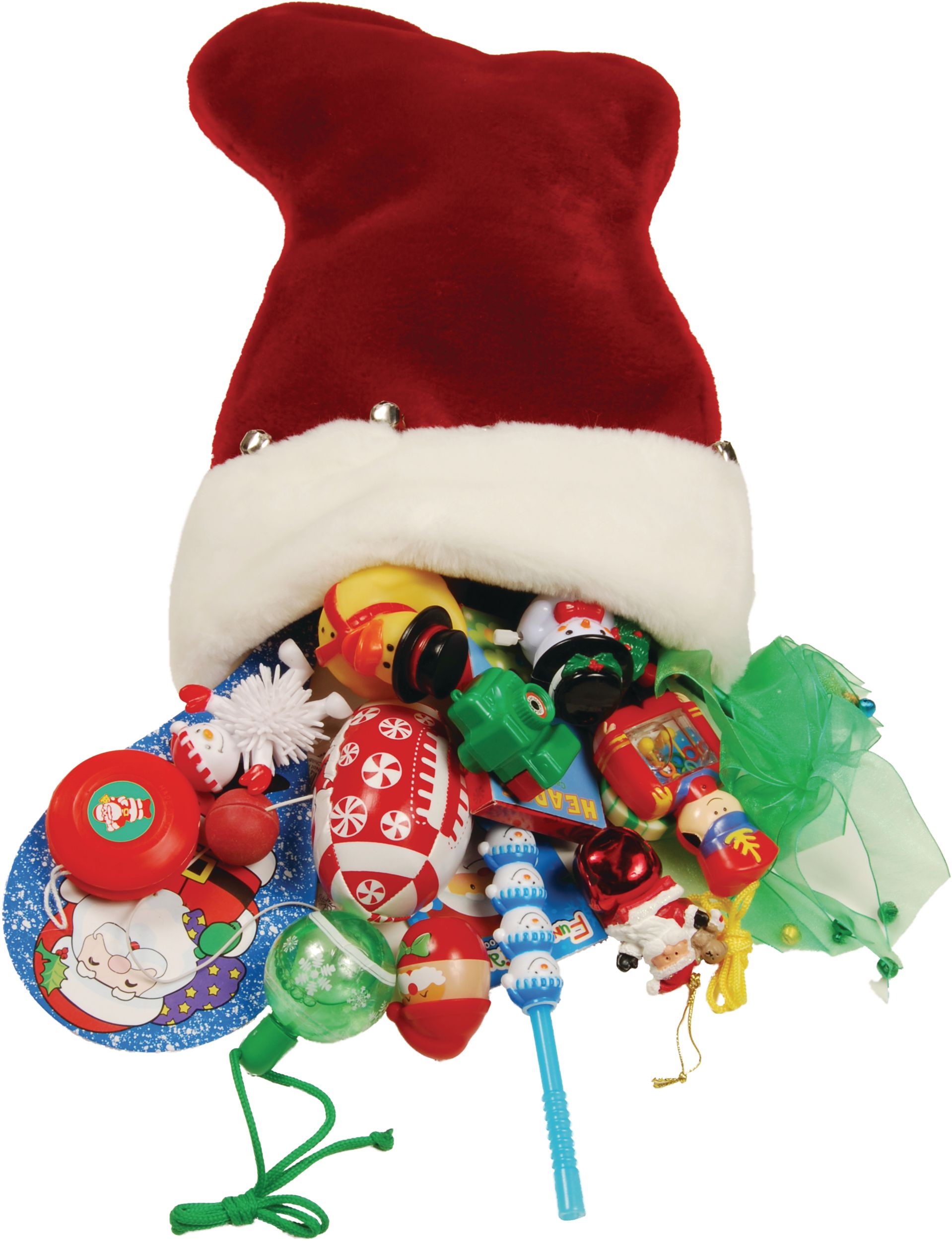 Plush Christmas Stocking, 18-in Overhead_Plunge