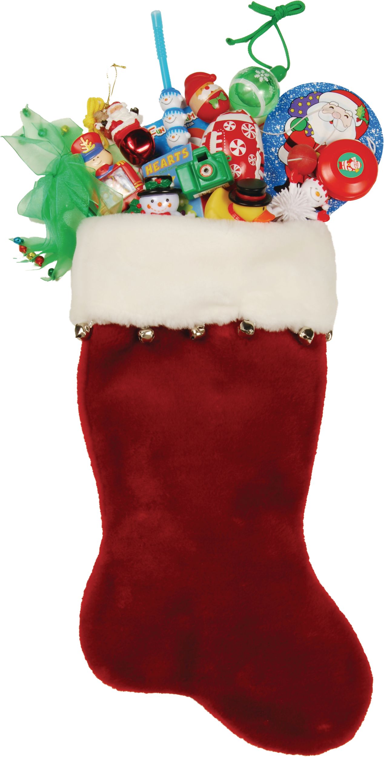 Plush Christmas Stocking, 18-in Front_Flat