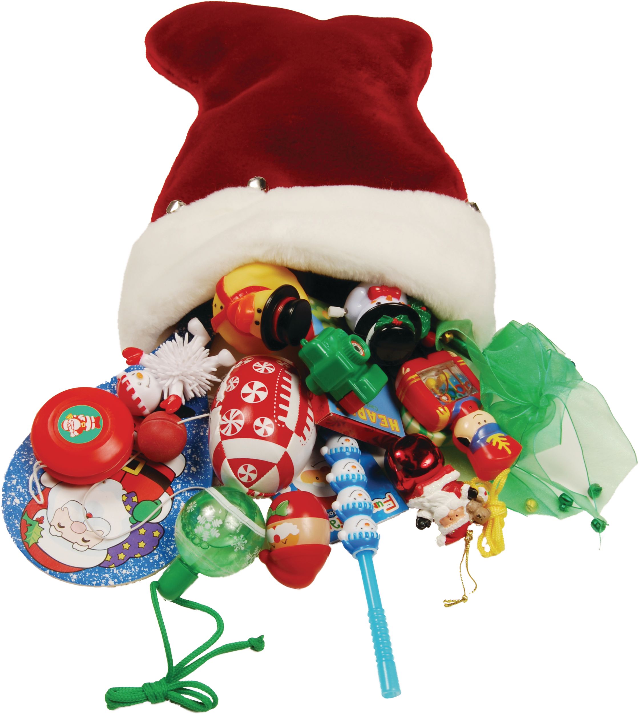 Plush Christmas Stocking, 18-in Overhead_Plunge