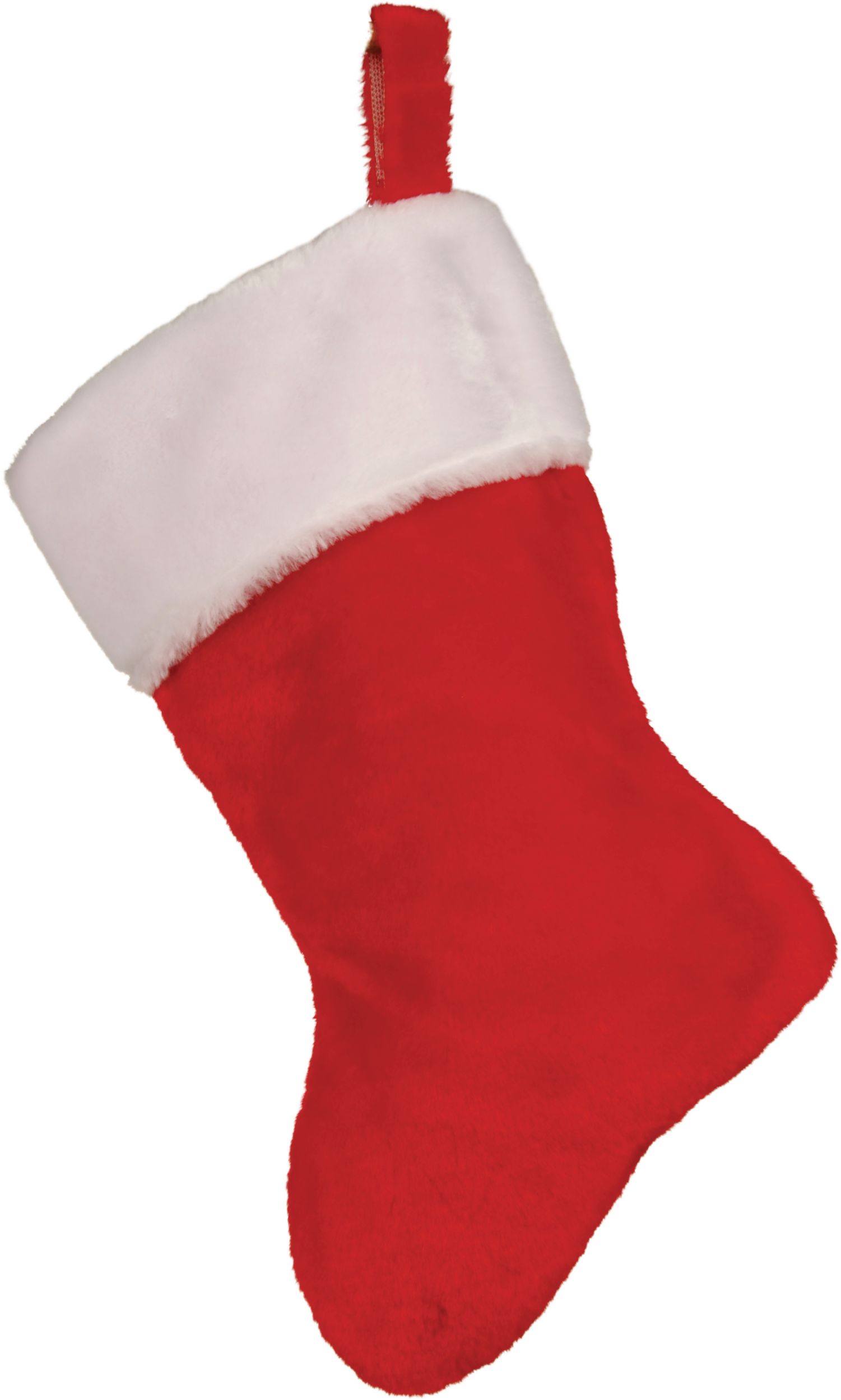 Plush Christmas Stocking, 18-in Side_Left