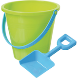 Seau de plage avec pelle, 5,5 po Front_Angled_Left