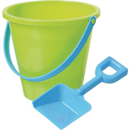 Sand Pail & Shovel Toy, Multi-Coloured, for Summer/Beach Activities