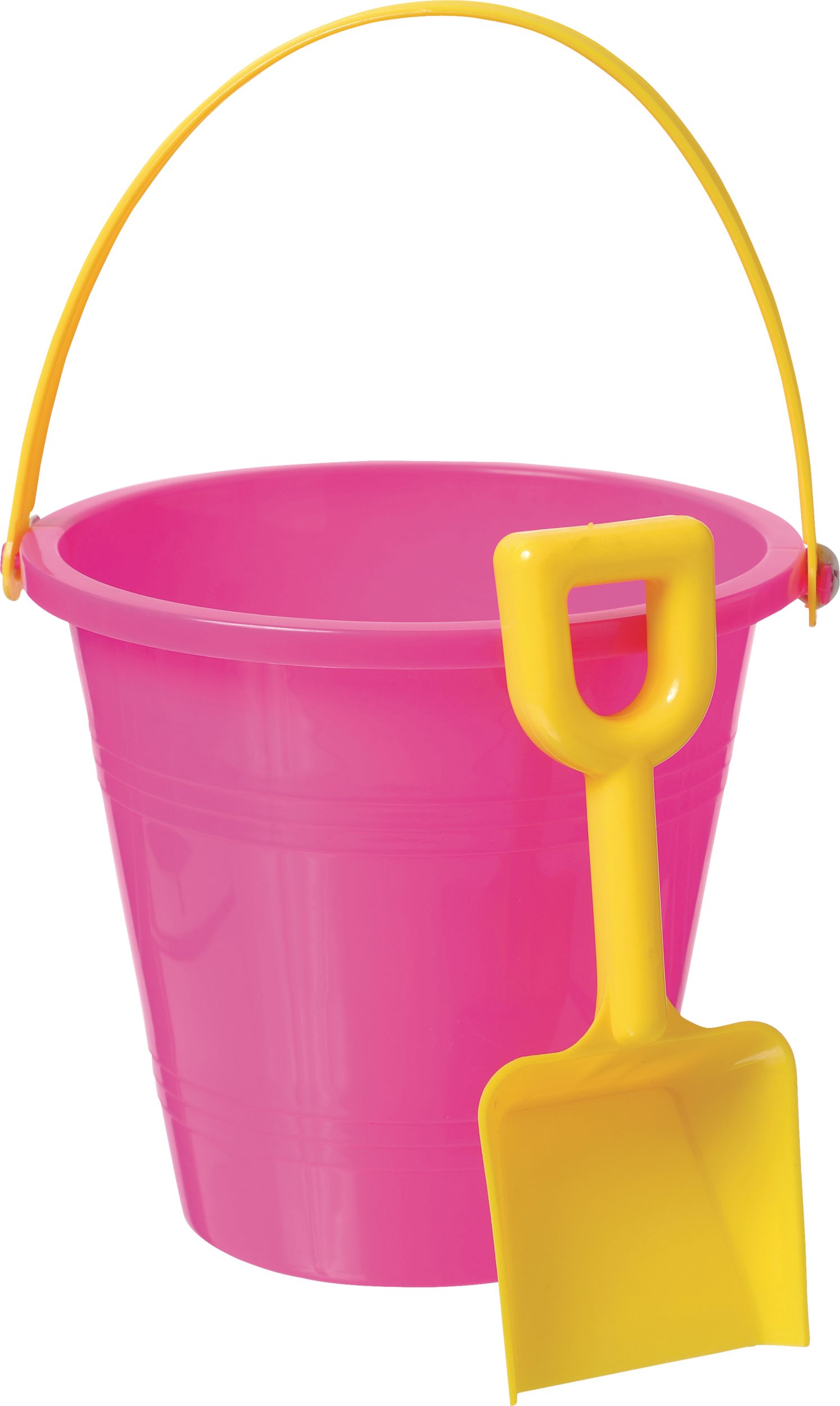 Seau à sable et pelle jouet, multicolore, pour les activités estivales et de plage Front_Elevated