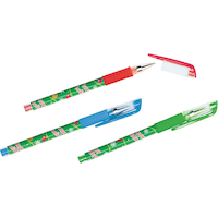 Christmas Gel Pens, 12-pk Overhead_Plunge