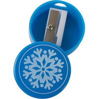 Christmas Pencil Sharpeners, 12-pk Overhead_Plunge