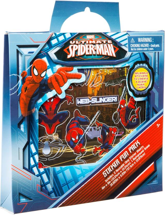 Spider-Man Stick Fun Set, 3-ct Front_Angled_Right