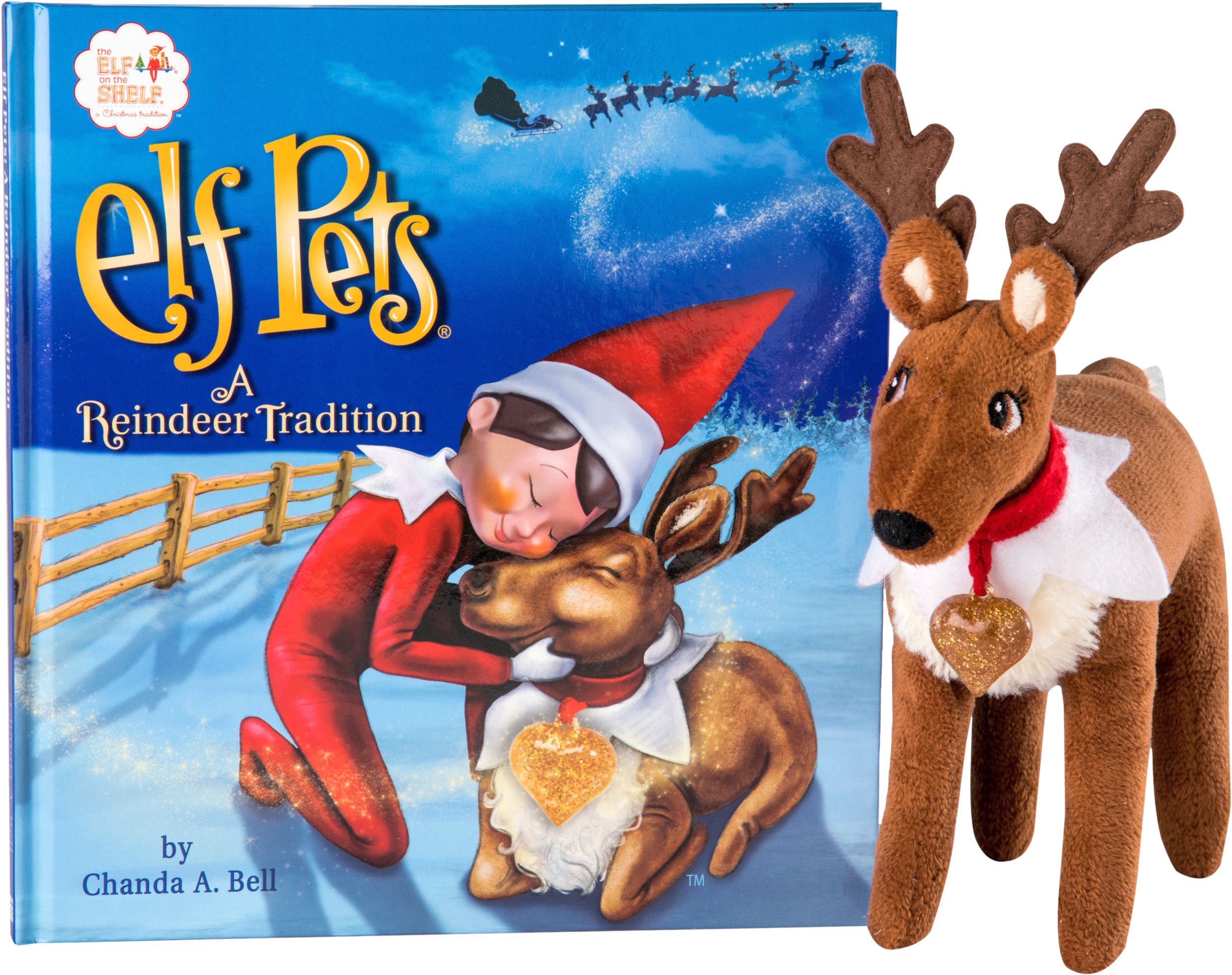 Reindeer Figurine, 9-in Composite_or_Mixed