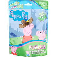 Peppa Pig Puzzle Bag, 24-pc Front_Flat