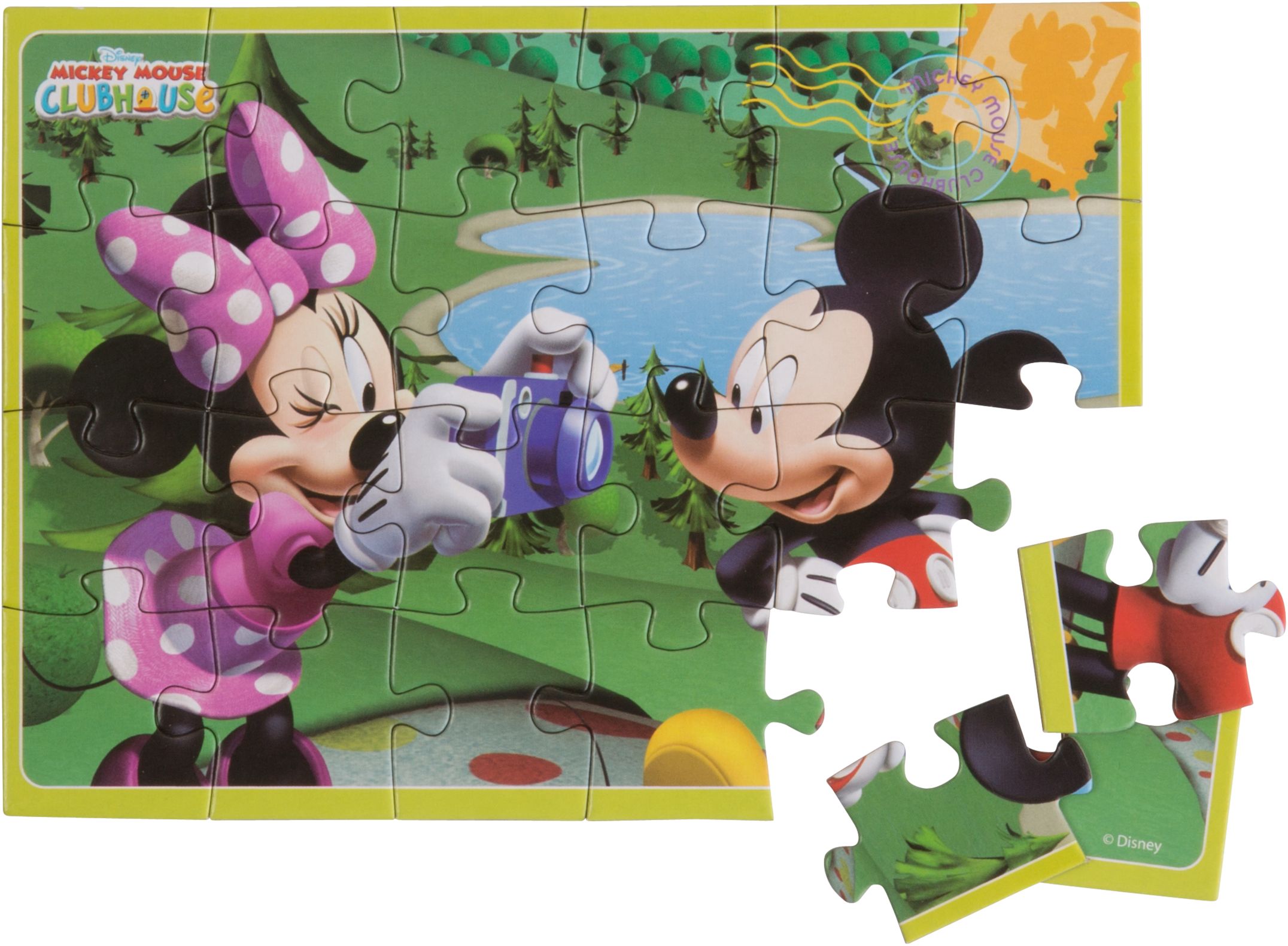 Mickey Mouse Puzzle Tin, 24-pc Overhead_Flat