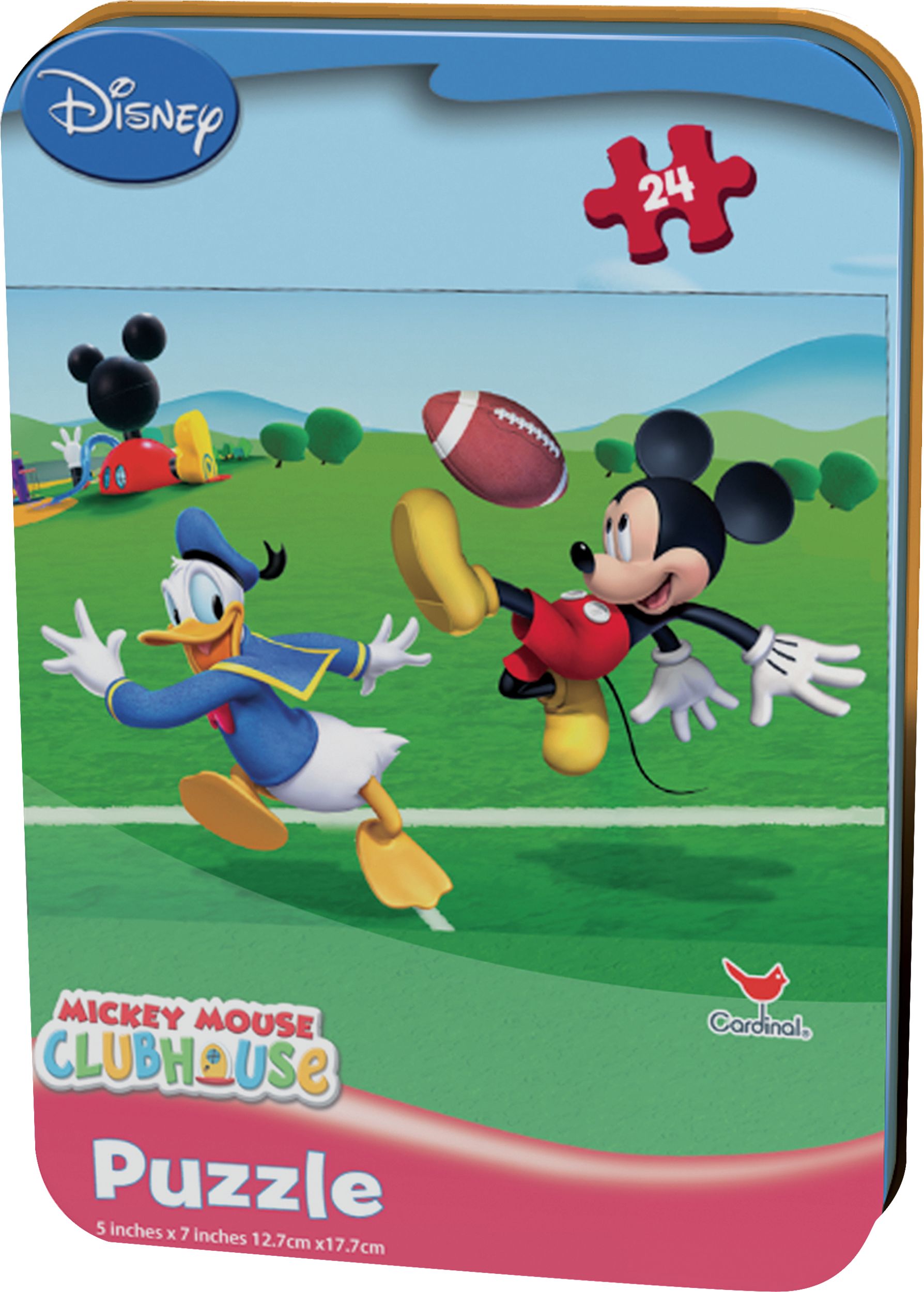 Mickey Mouse Puzzle Tin, 24-pc Front_Angled_Left